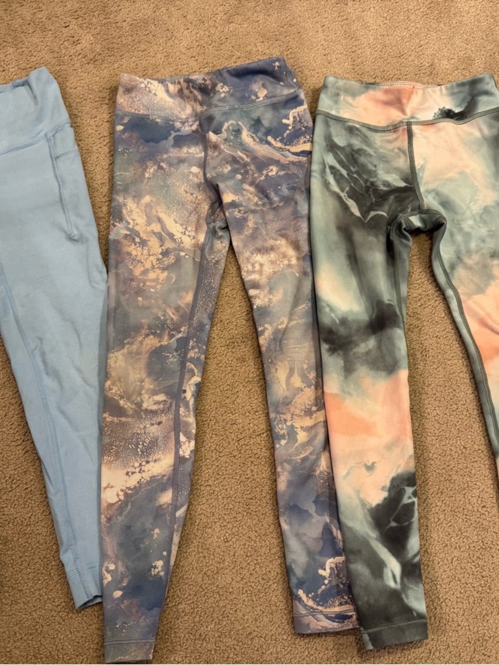 Athleta Girls Leggings, Chit Chat & Natural Play